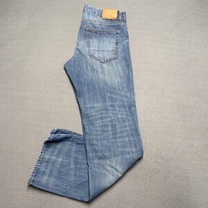 AERO Jeans Mens 29x32 Blue Relaxed Fit Denim Medium Wash Straight Leg Classic